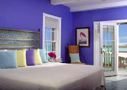 bedroom colors bright bedrooms colour trends schemes paint colorful designs wall combinations bed purple interior paredes scheme colored walls periwinkle