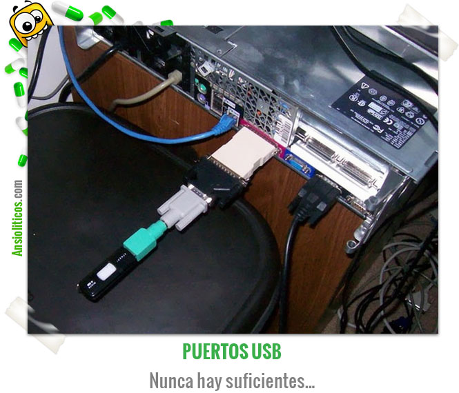 Chiste de Informática Puertos Usb
