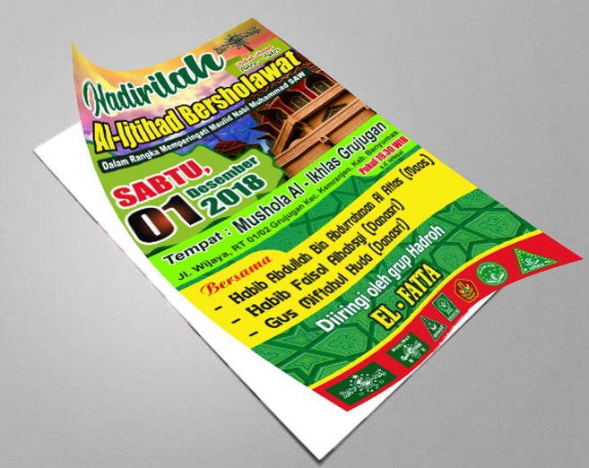 pamflet kajian dormat corel