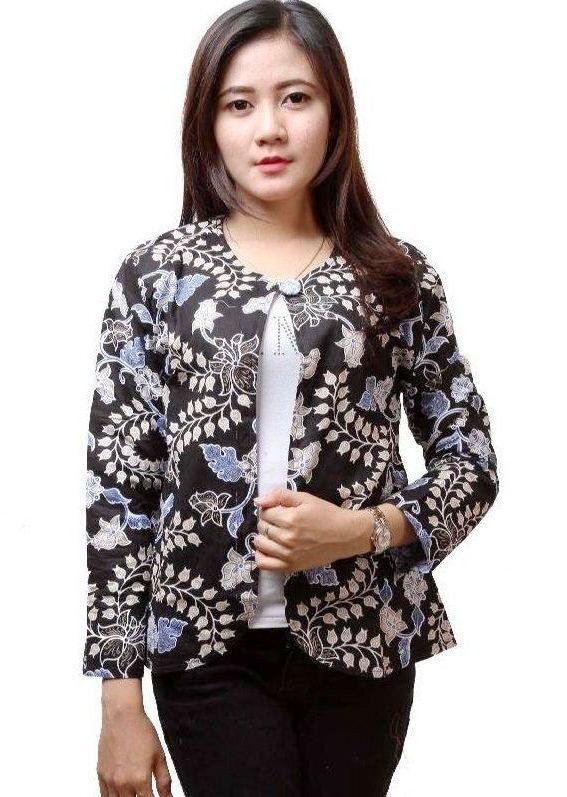 Model Baju Batik Kantor Wanita Lengan Panjang Model Baju Batik Kantor Wanita Lengan Panjang