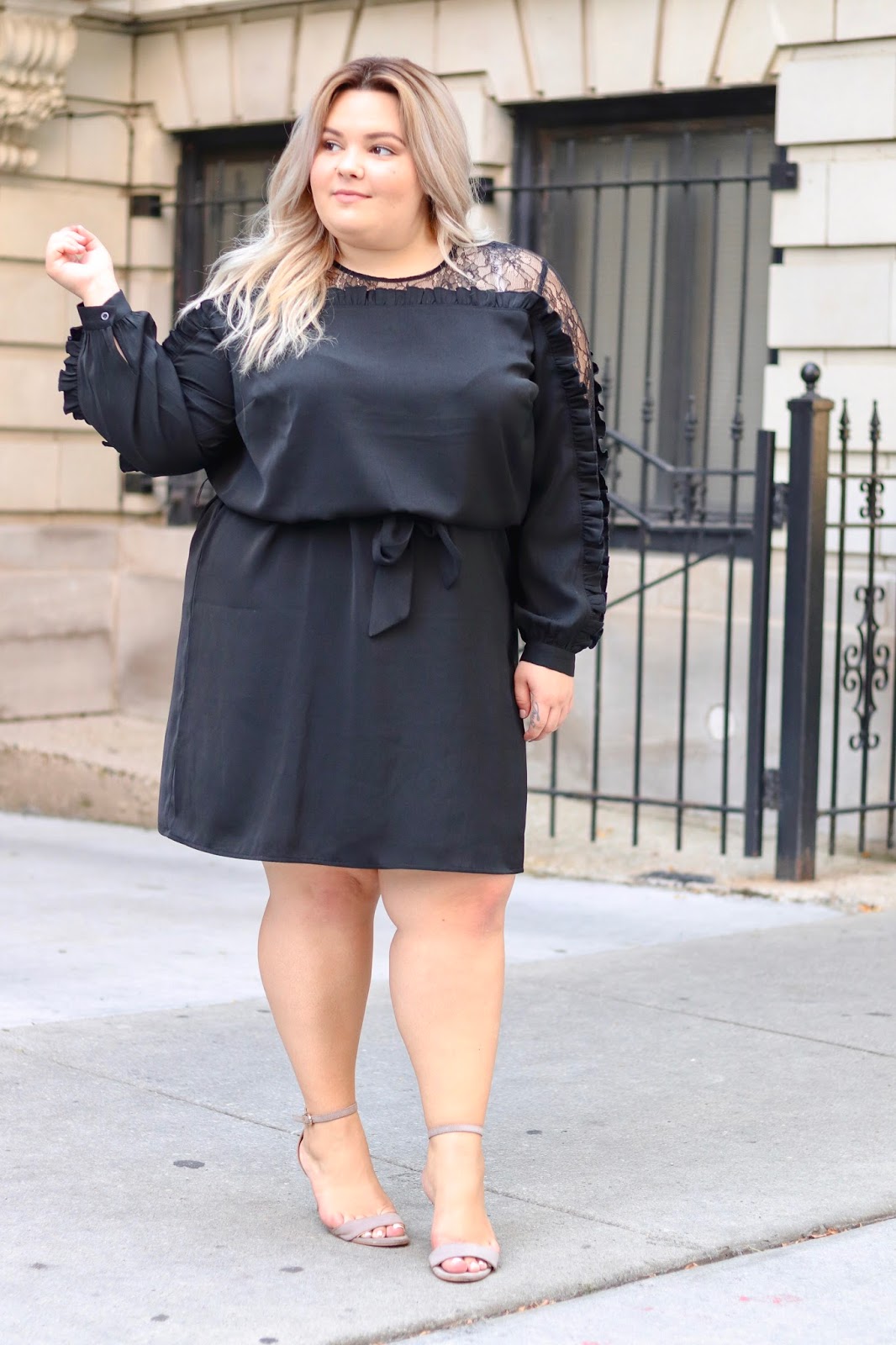 plus size fashion, plus size fashion blogger, Chicago blogger, natalie in the city, eloquii, the shops at Northbridge, eloquii Chicago, plus size dresses for work, plus size office outfits, affordable plus size clothing, curves and confidence, fatshion