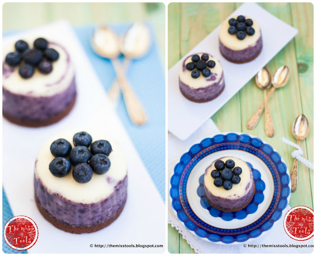 cheesecake-mini mirtilli e limone - little blueberries lemon cheesecakes 