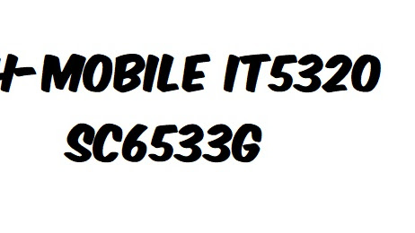 H-Mobile it5320 SC6533G Flash File