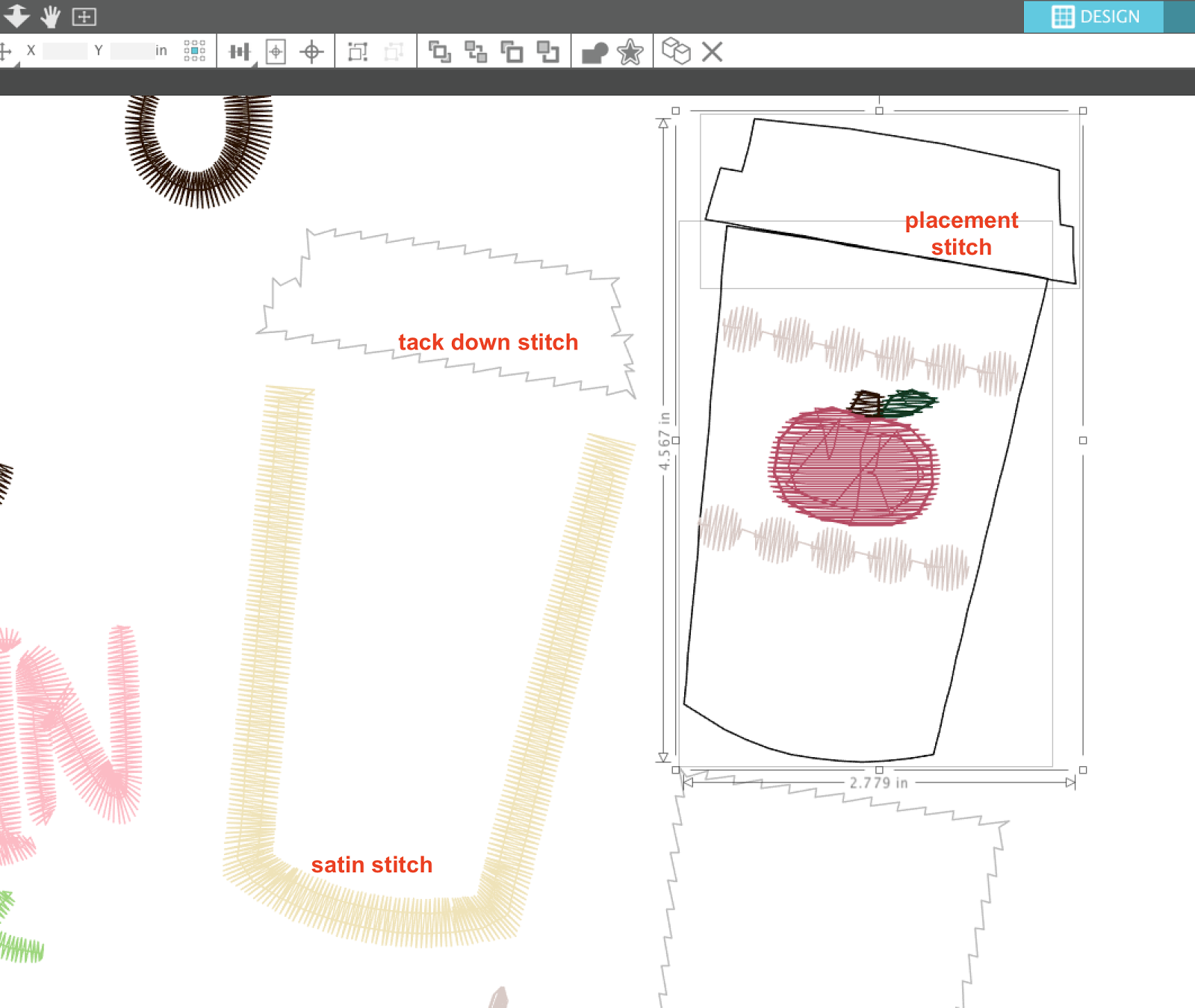 cutting embroidery applique files with silhouette cameo for