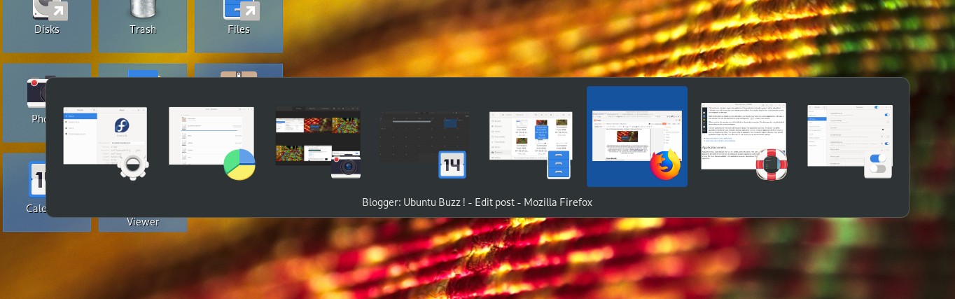 GNOME 3.32 + Bottom Taskbar + Traditional Layout