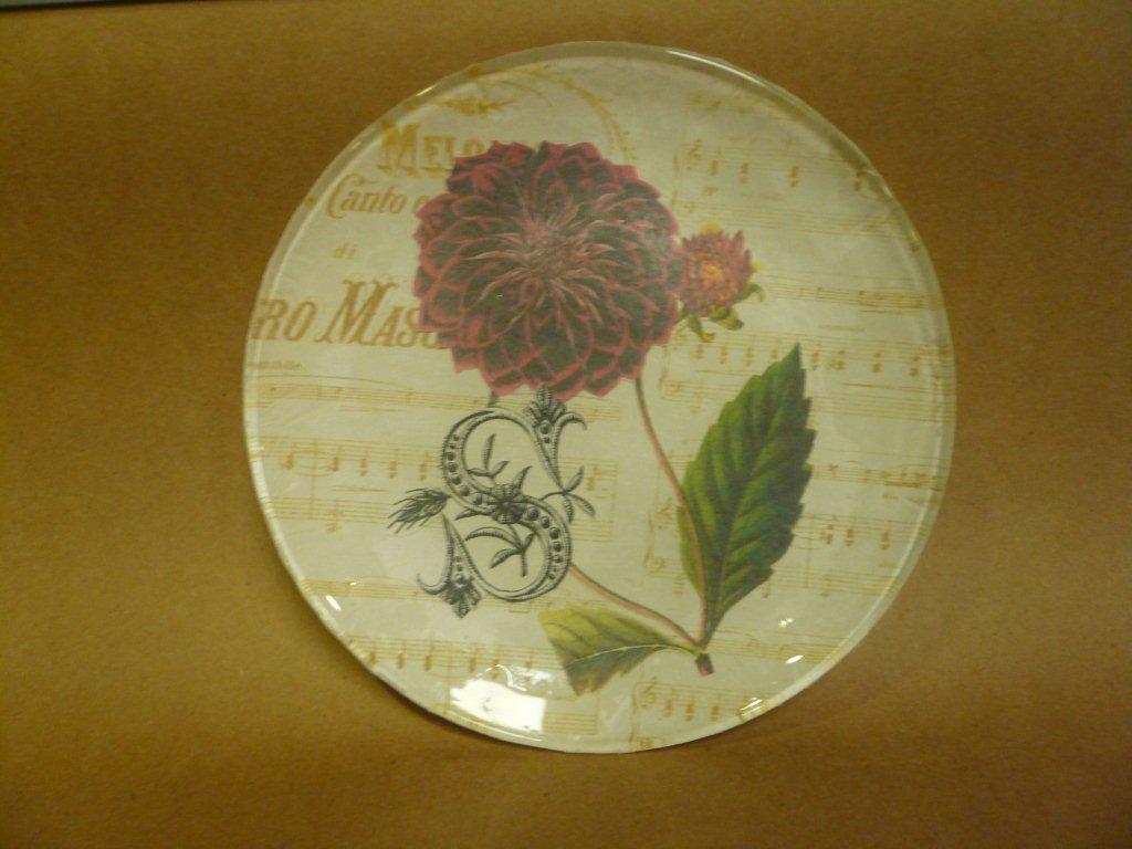 Enchanted Chandeliers Decoupage Glass Plate Class