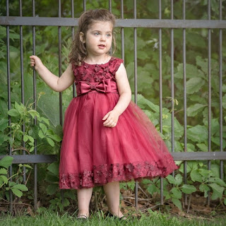 Claret Red Flower Girl Wedding Dress Claret Red Flower Girl Wedding Dress