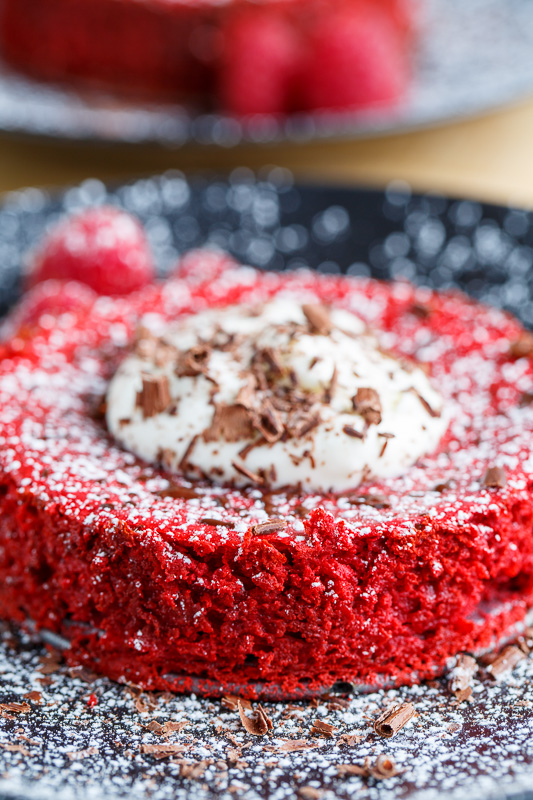 Chocolate Red Velvet Cheesecake for Two Chocolate Red Velvet Cheesecake for Two