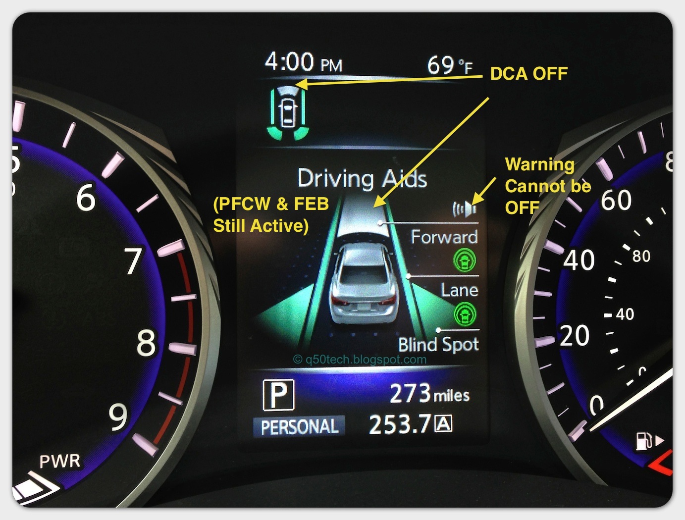 Infiniti Q50 Technical & Operational Blog Safety & Driver Aids in the