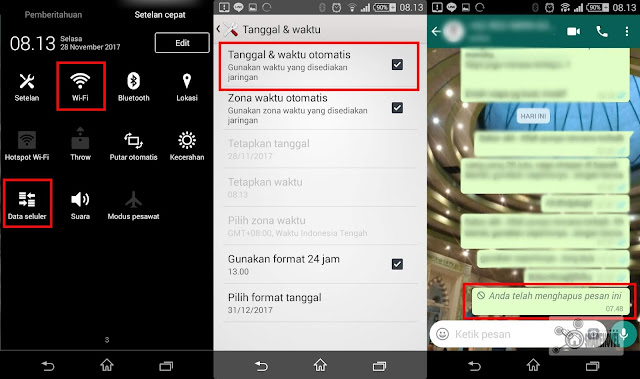 Pesan Whatsapp yang terkirim dalam jangka waktu lebih dari 7 menit telah berhasil dihapus Pesan Whatsapp yang terkirim dalam jangka waktu lebih dari 7 menit telah berhasil dihapus - sharehovel