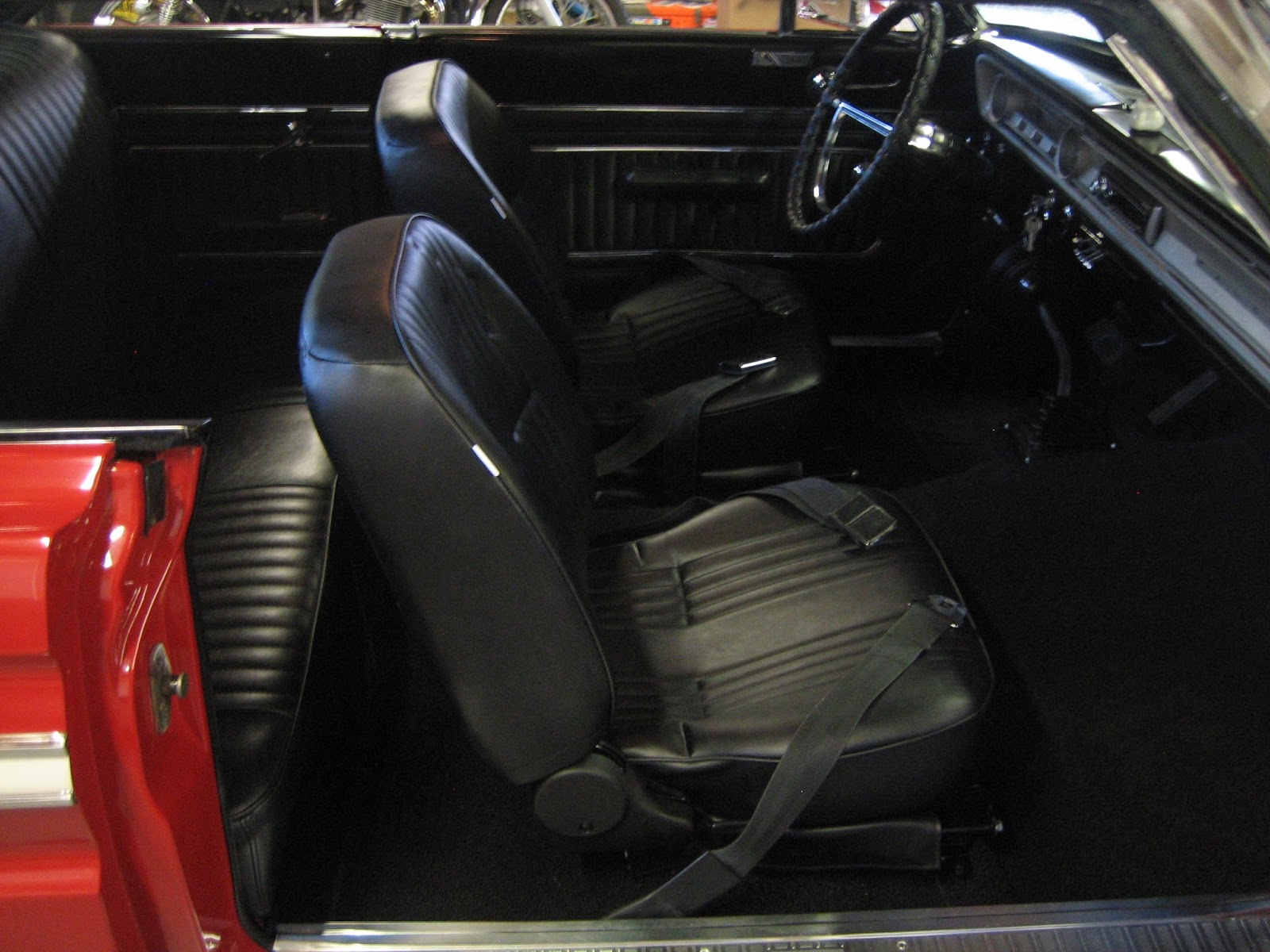Eric's Garage Procar Pro 90 seats installed in a 1965 Ford Falcon Hardtop