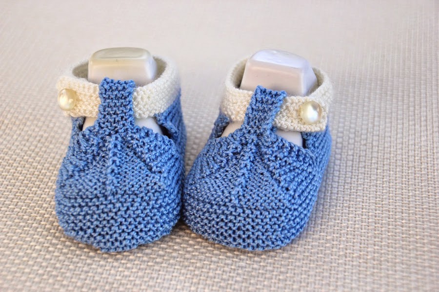 DIY Cómo tejer patucos sandalias bebe con dos agujas
