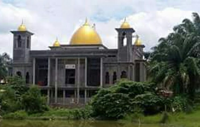  PT Pertamina  Aset ll field Pendopo Bantu Bangun Masjid Muchlisin
