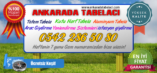 totem tabela reklam ankara totem tabela led tabela ankara reklam araç giydirme cephe giydirme