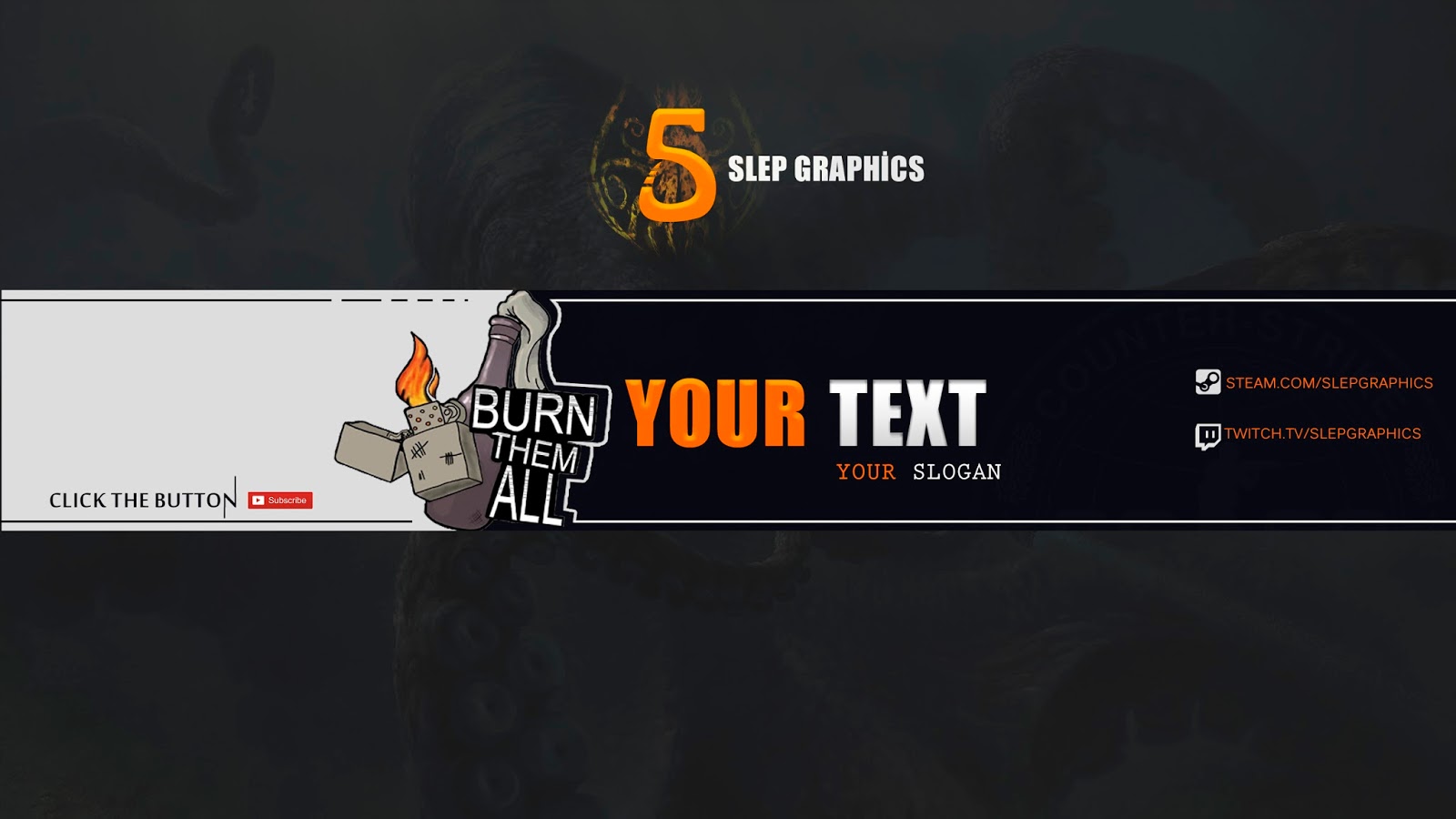 CSGO BANNER TEMPLATE'S FREE DOWNLOAD TASARIM KAYDET