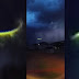 Alien PORTAL? Misterioso objeto de 'plasma verde' aparece en el cielo durante una tormenta.