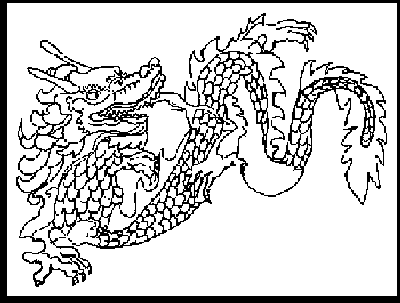 free dragons coloring pages