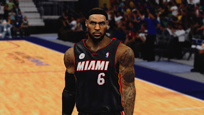 NBA 2K13 LeBron James Cyberface Mod