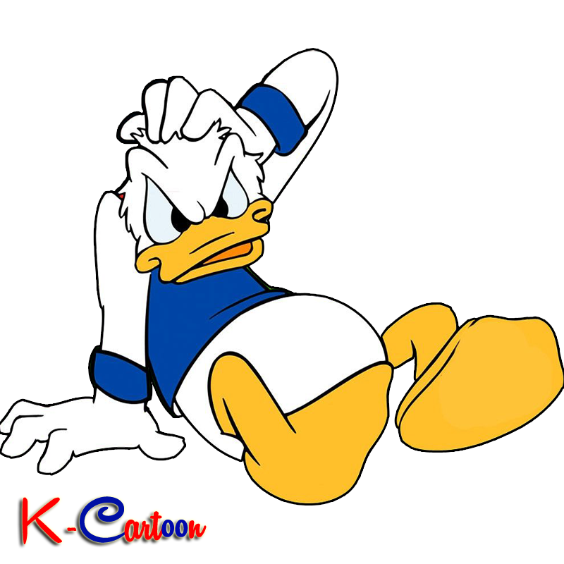 7 Gambar Kartun Donald Bebek Vektor PNG Siap Edit K Kartun