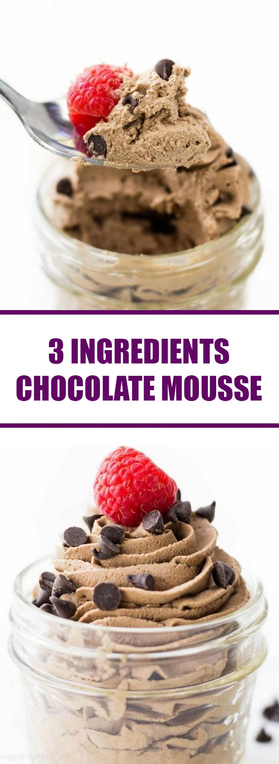 Chocolate Mousse with 3 Ingredients Chocolate Mousse with 3 Ingredients
