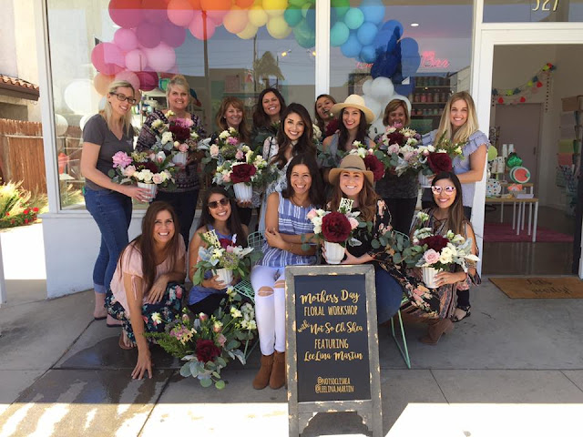 Check out this fun Mother's Day Floral Arranging Workshop! 