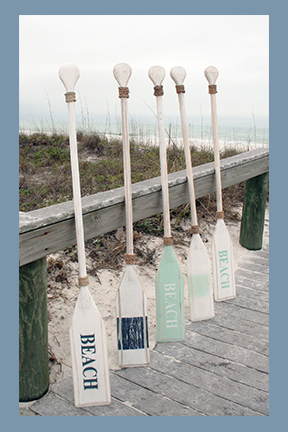 Everything Coastal 10 Ideas For Coastal Decorating With Oars And