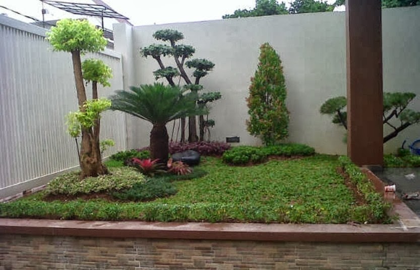 Contoh Gambar Desain Taman Minimalis Lahan Sempit 