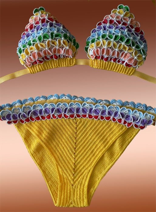 Trajes de baño tejidos a crochet | Manualidades