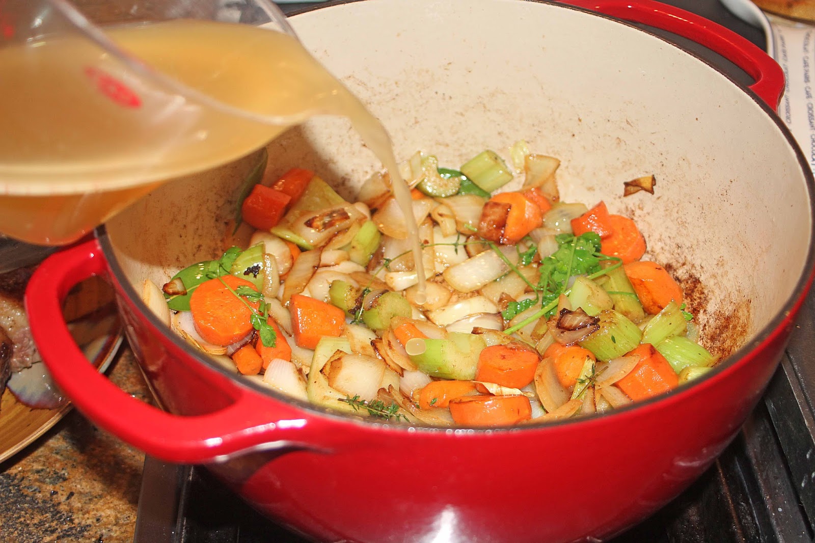 The Grub Files Cooking with Camissonia Oxtail Jus (aka yummy meat juice gravy)