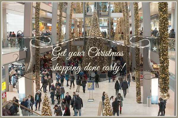 holiday stress tips for shopping
