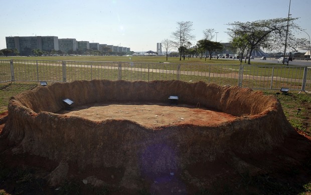 Após ataque, a toca do tatu-bola em Brasília ficou vazia