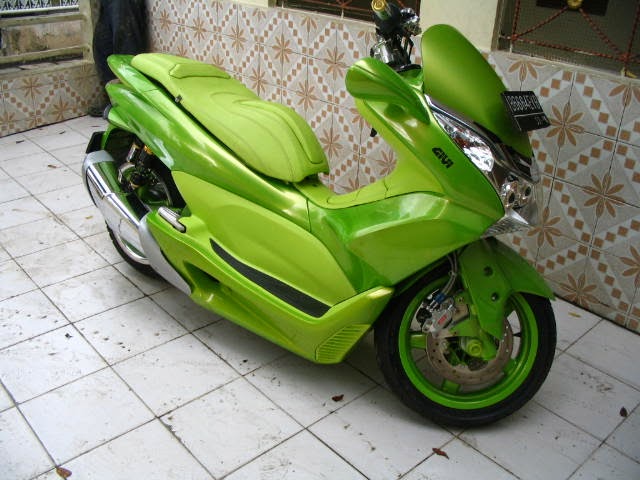 Modifikasi JOK MOTOR: JOK HONDA PCX Model PCX Modif Pesanan Mr. BUDI ...