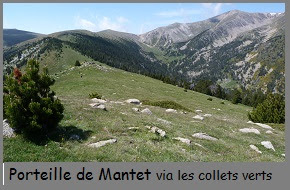 Randonnée Porteille de Mantet via les Collets verts