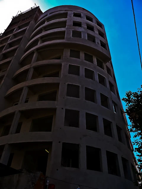 Arquitectura.Edificio en construcción