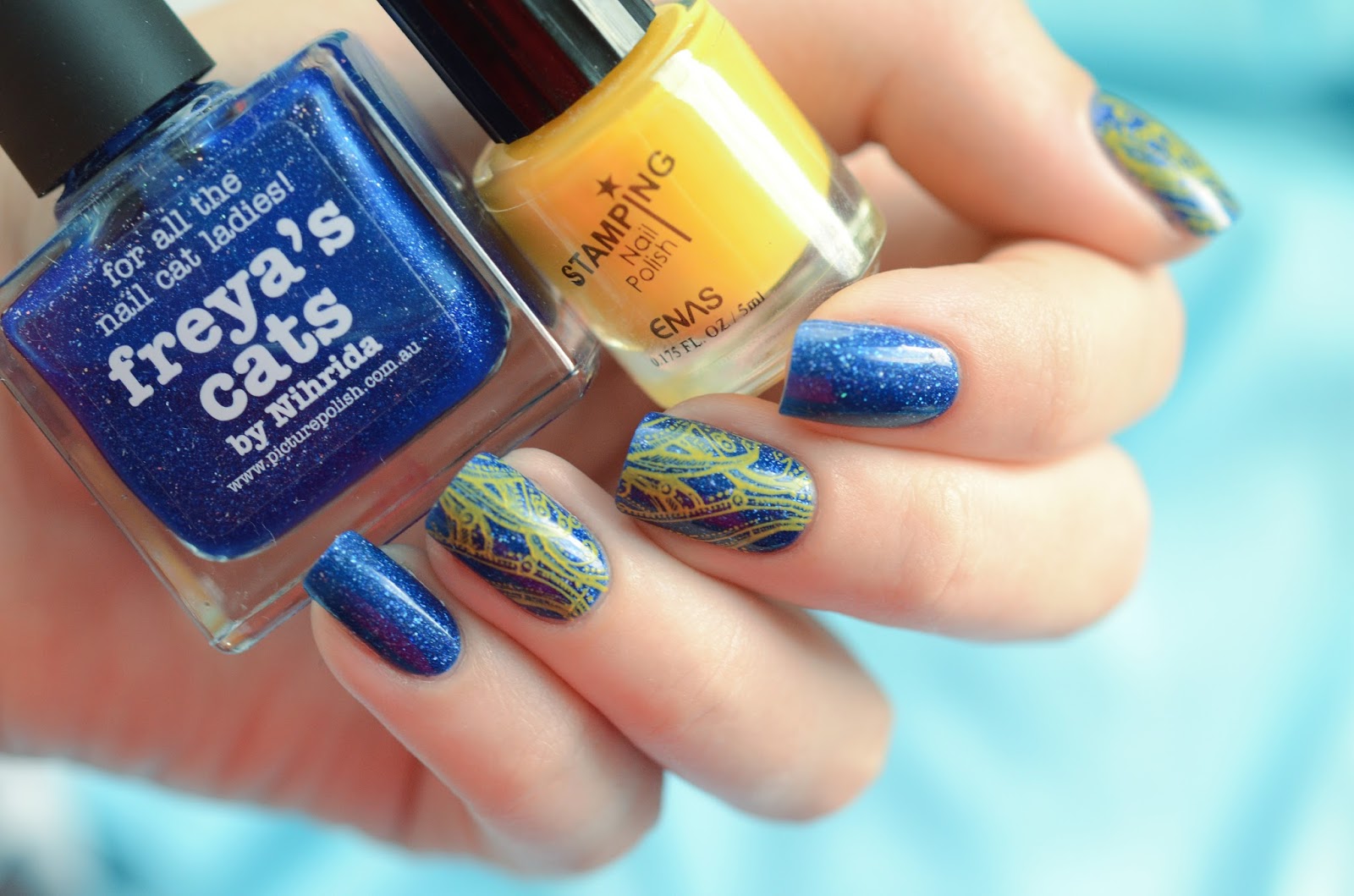 Dreams come true: Лаки для стемпинга Enas (фиолетовый, темно-синий ...