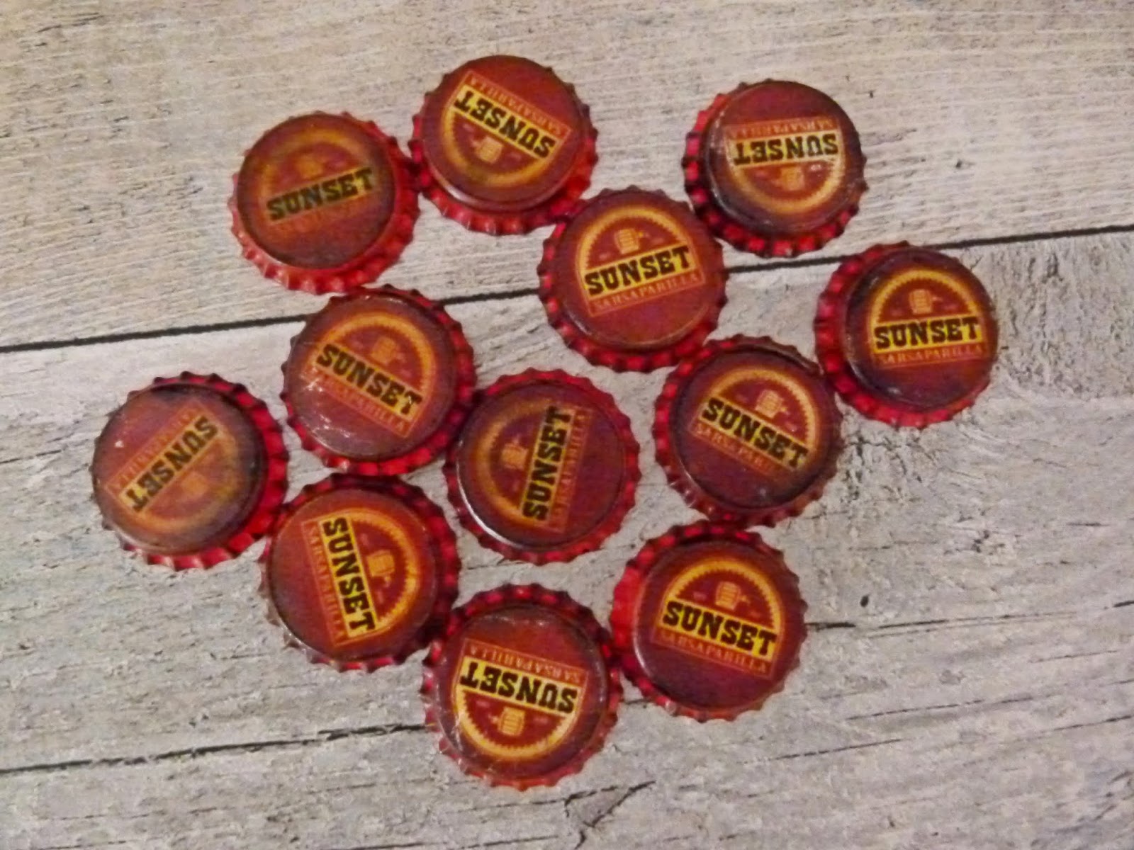 Fallout Themed Altered Bottle Caps Nuka Cola, Nuka Quantum and Sunset
