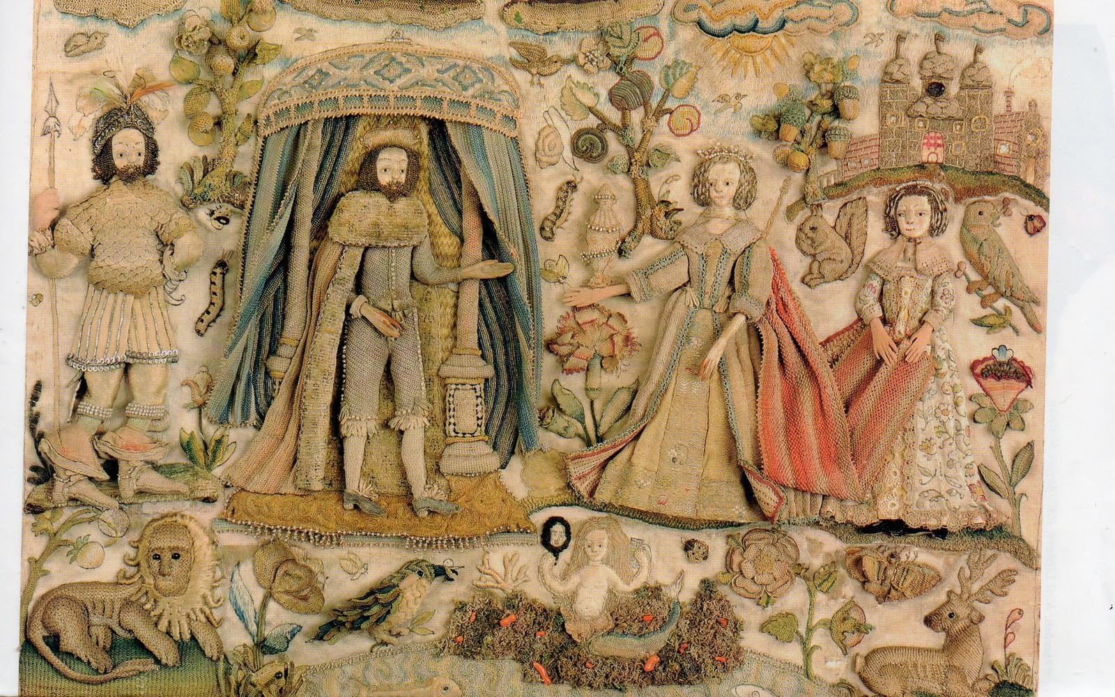 STUMPWORK IN THE GARDEN