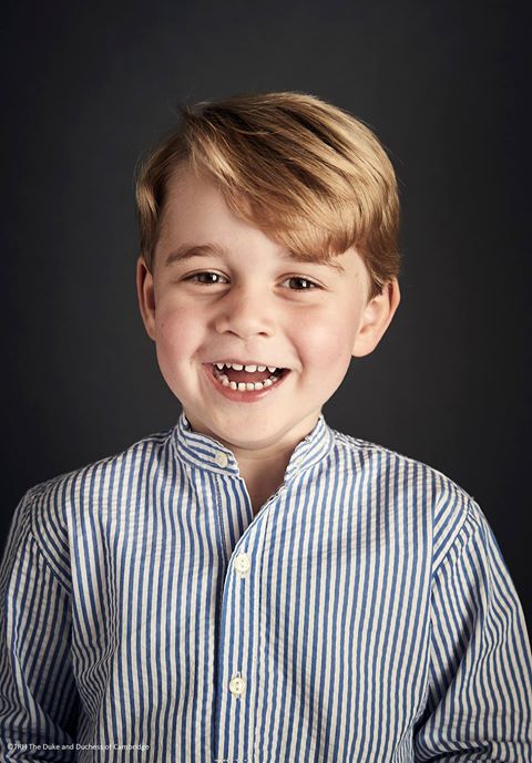 Официальная фотография к дню рождения принца Джорджа 