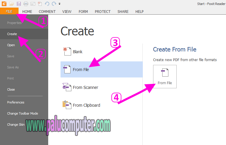 foxit pdf reader set open files