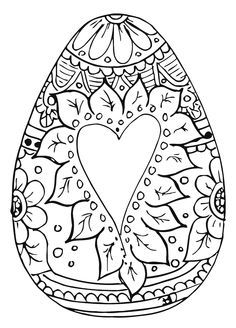 Easter Egg For Coloring Pics