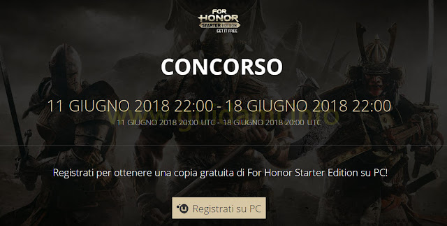 For Honor Starter Edition pagina promozione Ubisoft