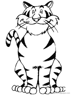 Smile Tiger Coloring Pages For Print Smile Tiger Coloring Pages For Print