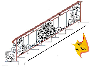 Desain Tangga Klasik Desain, Tangga, Klasik, Classic, Design, Besi, Tempa