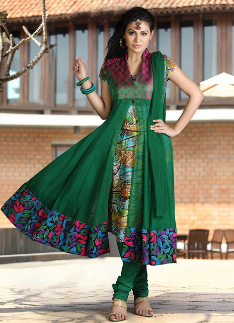 open shirt frock design
