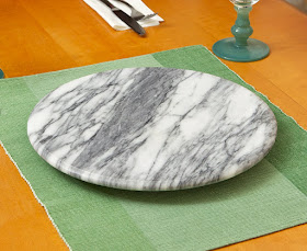 Marble lazy susan for the kitchen