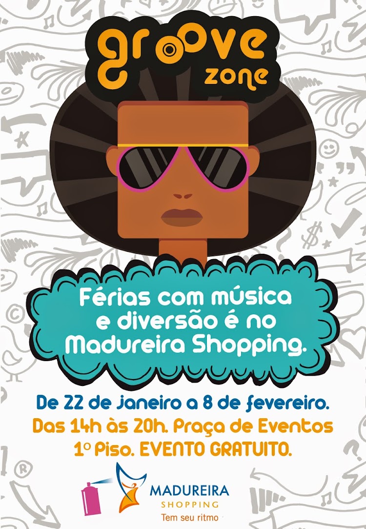 Groove Zone é a nova atração de verão no Madureira Shopping