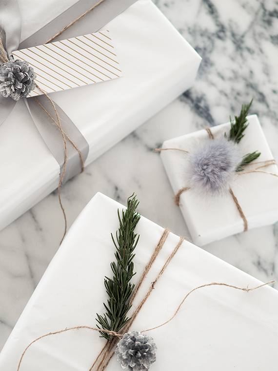Inexpensive gift wrapping ideas by Not Your Standard