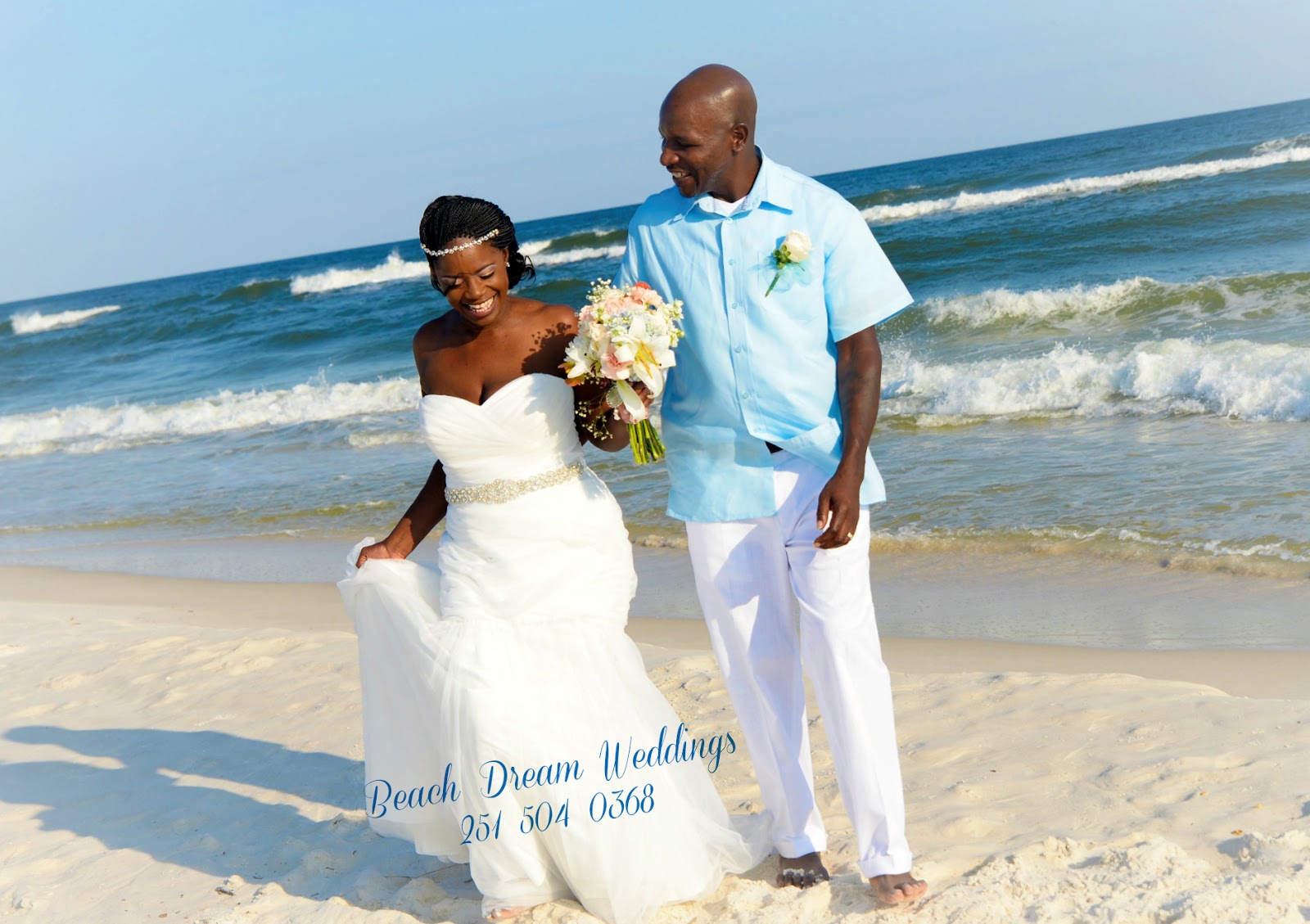 Beach Wedding Of Anthony And Kamesha Orange Beach Alabama Beach