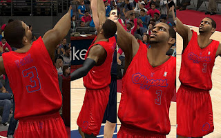 NBA 2K13 Los Angeles Clippers Christmas Jersey
