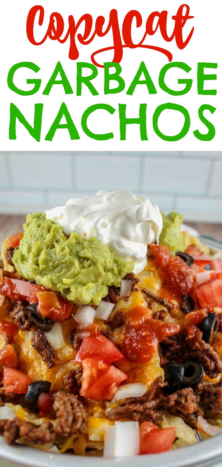 When I visited Gulf Shores and Orange Beach - one place I loved was Tacky Jacks! These Garbage Nachos were so fun and so delicious!  had to make them myself! They could also be called Kitchen Sink nachos because they've got everything! 